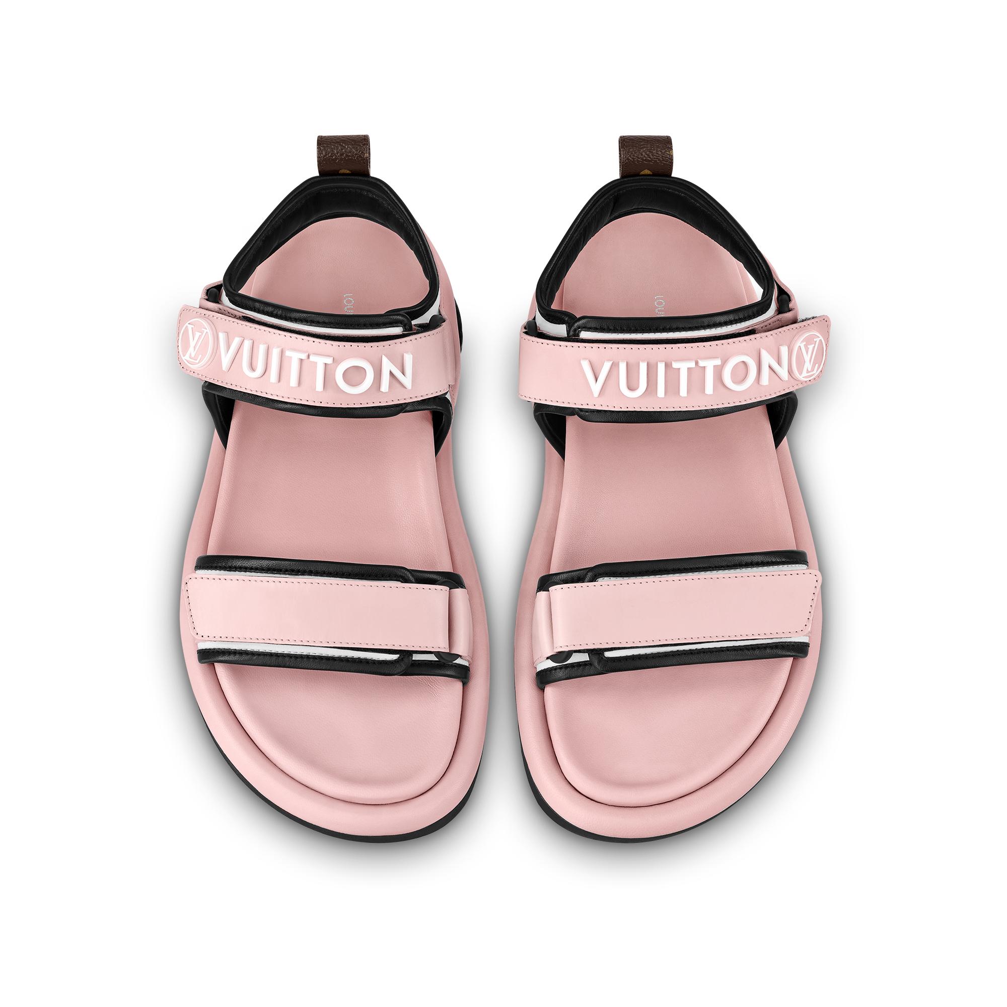 Louis vuitton 2025 sandals pink